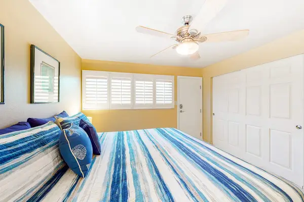 Comfortable bedroom with ample storage