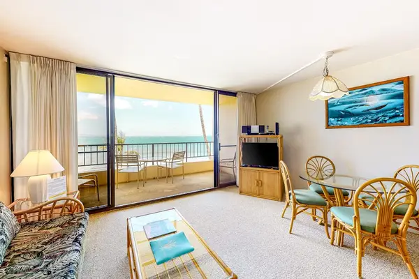 Bright Living Room With Ocean Views