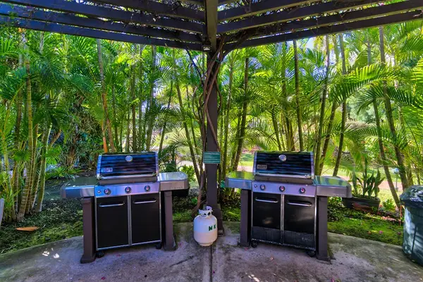 Grilling Station In Tropical Paradise