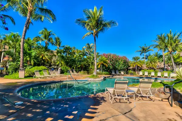 Sunny Pool Deck For Island Relaxation
