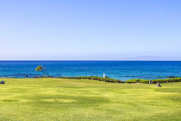 Oceanfront Lawn Just Steps Away