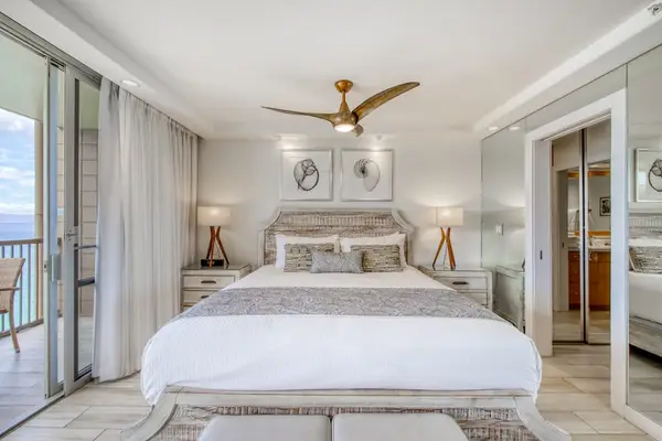 Spacious retreat with a plush king bed