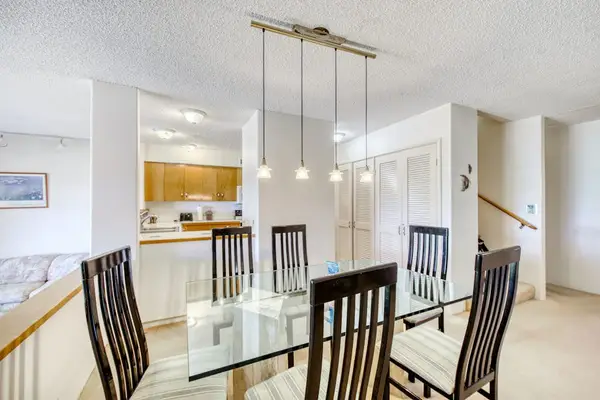 Bright dining space beside the kitchen