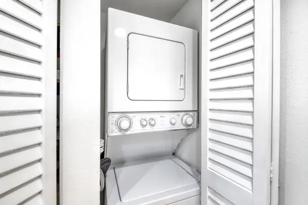 Convenient In Suite Laundry