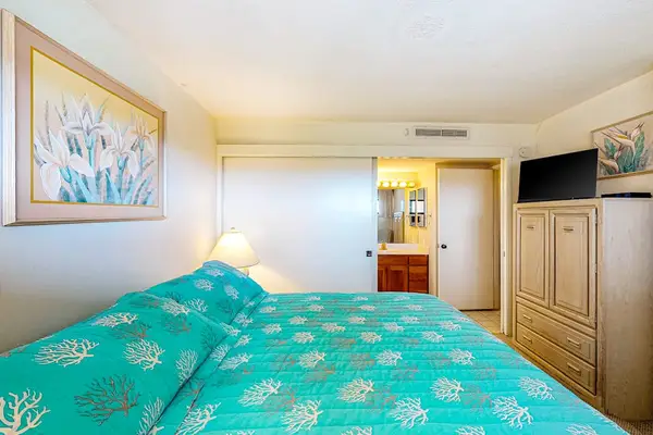 Spacious Bedroom With Coastal Charm