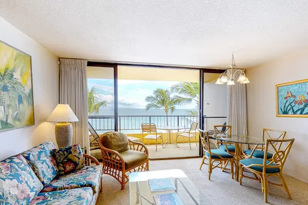 Sunlit Living Room With Ocean Views