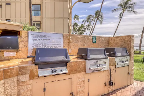 Outdoor BBQ Ready For Island Feasts