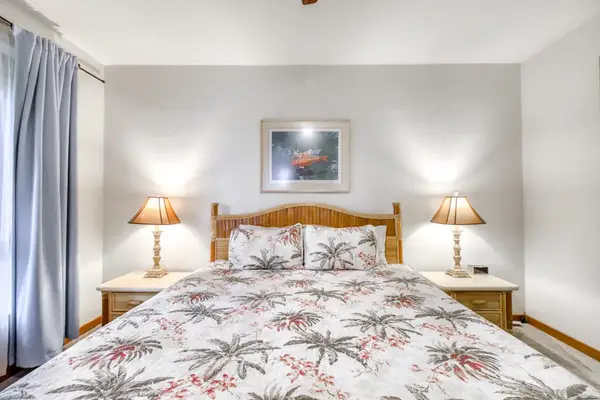 Peaceful Bedroom With Island Charm