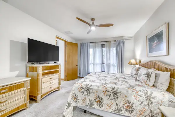 Cozy Bedroom With Smart TV