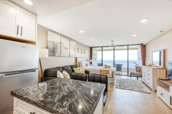 Modern Kitchenette With Ocean Vibes