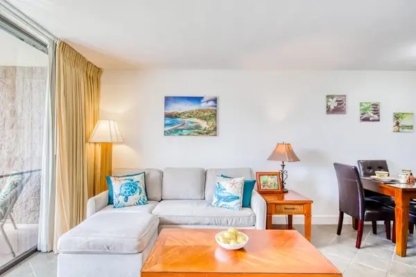 Bright living room with a comfortable seating area