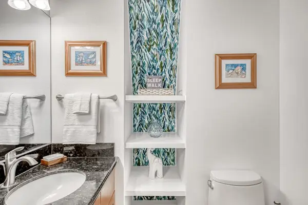 Bright bathroom with modern finishes