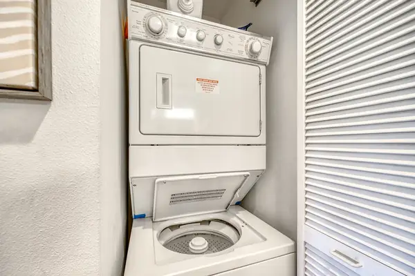 In-unit washer and dryer for added convenience