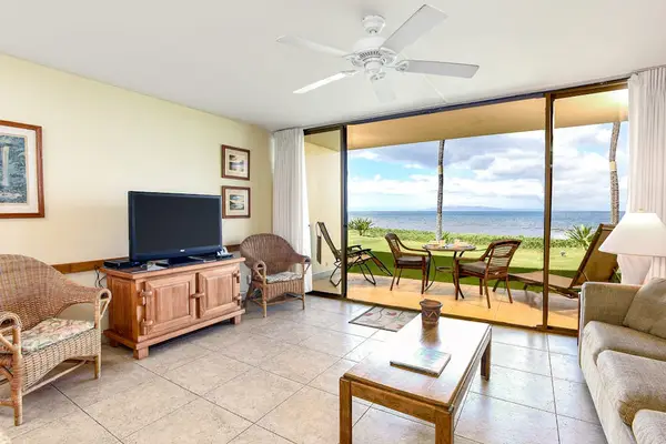 Relaxing Coastal Lounge Filled With Sunshine