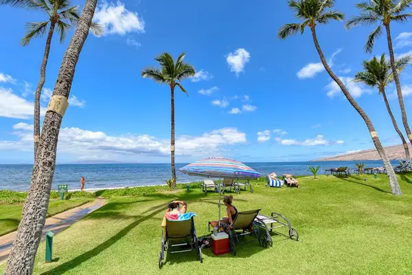 Oceanfront Lawn Perfect For Relaxation