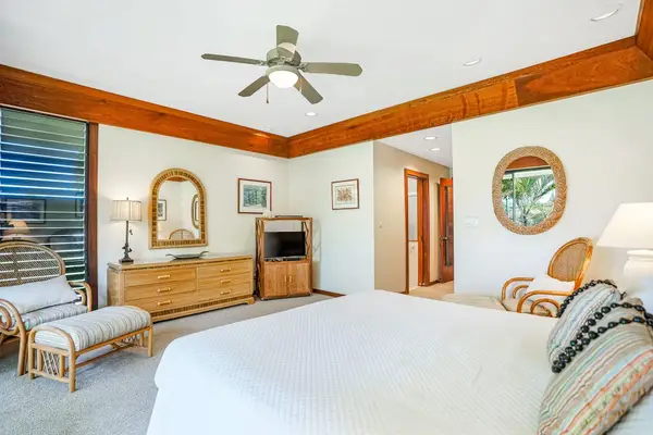 Cozy King Bedroom with Natural Light