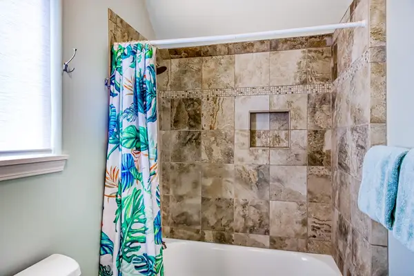 Fresh Bathroom With Walk In Shower