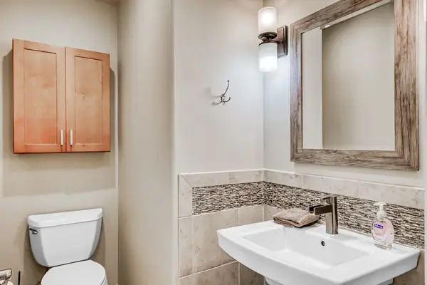 Convenient Half Bath For Guests