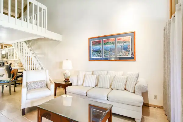 Bright living room with open layout