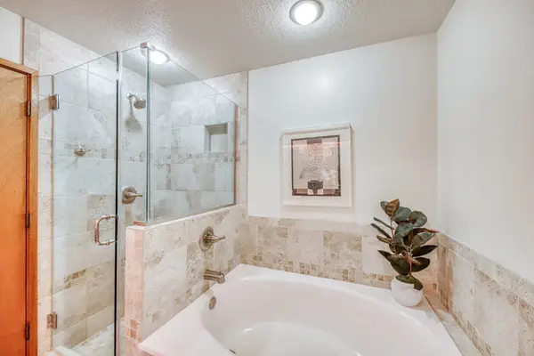 Walk In Shower And Relaxing Soaking Tub