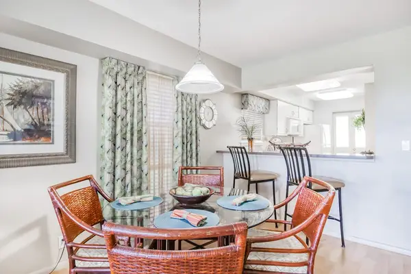 Open dining area with plenty of natural light.