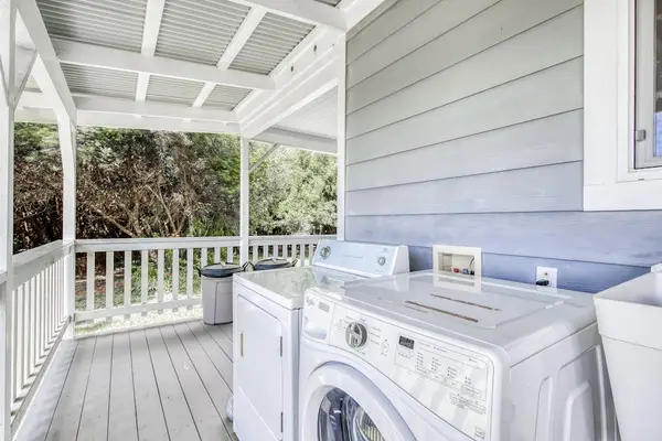 Convenient Covered Laundry Area For Extended Stays