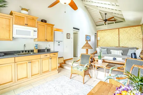 Bright Kitchenette With Tropical Views