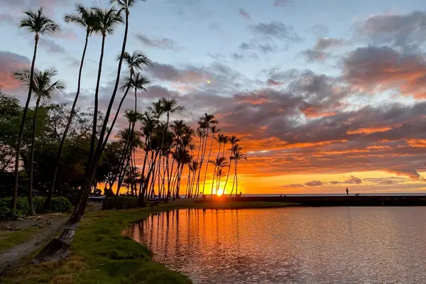 Sunset Reflections Along The Coast