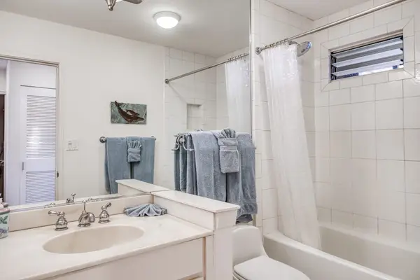 Fresh Bathroom With Tub And Shower