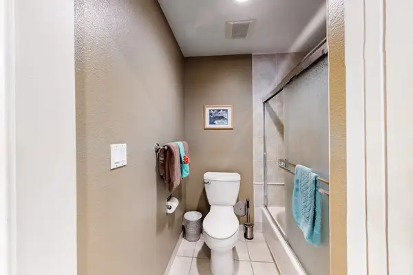 Convenient Bathroom With Walk In Shower