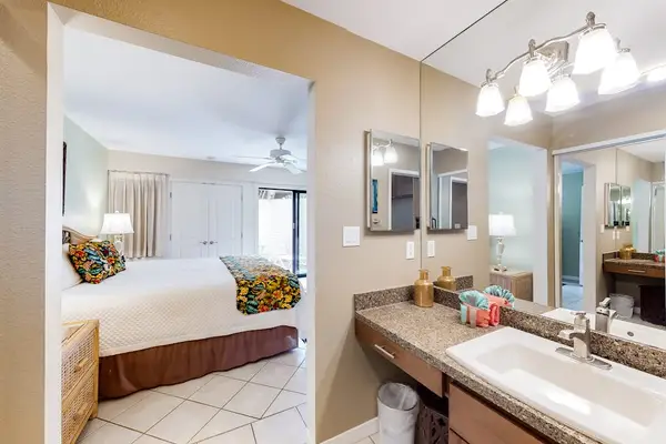 Spa Style Bathroom With Large Vanity