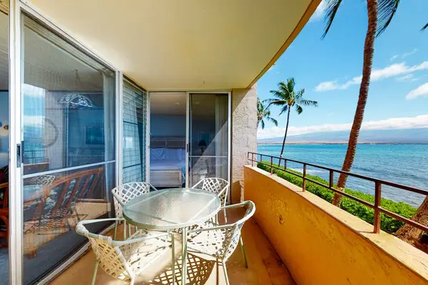 Sip your morning coffee on the ocean-view lanai at sunrise, then unwind with an afternoon drink while watching seasonal humpback whales, spinner dolphins, and sea turtles in the sparkling blue Pacific.