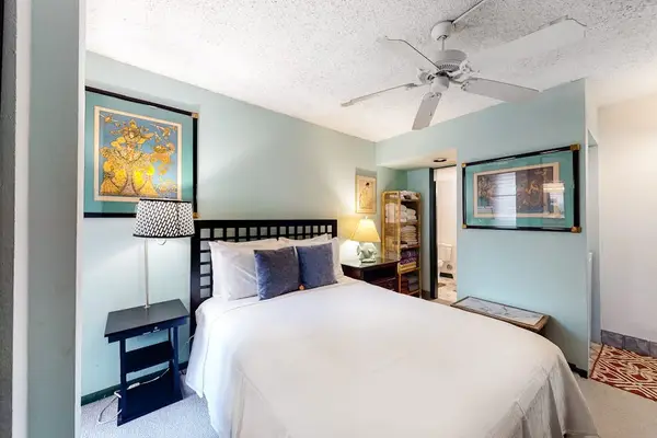 Master Bedroom with king bed for a great nights sleep.