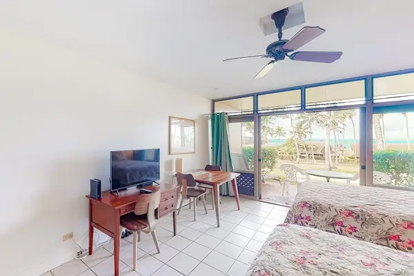Thoughtfully designed interior featuring comfortable sleeping dining and lounge spaces together