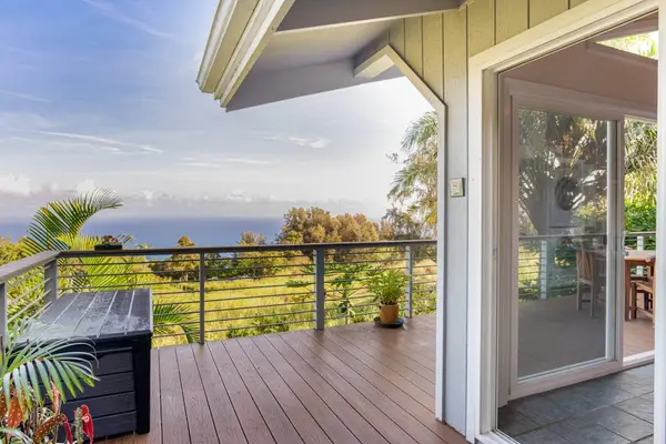 Private Deck with Cable Railing & Sweeping Pacific Views