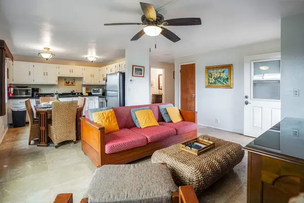 Cozy Living Room With Open Kitchen