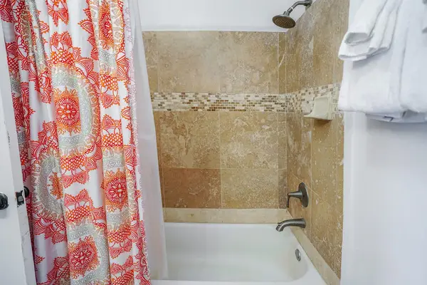 Inviting Coastal Retreat Bathroom