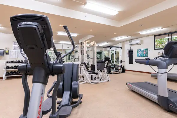 Exercise with convenient on-site access