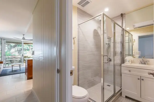 Sparkling Bathroom With Walk-In Shower