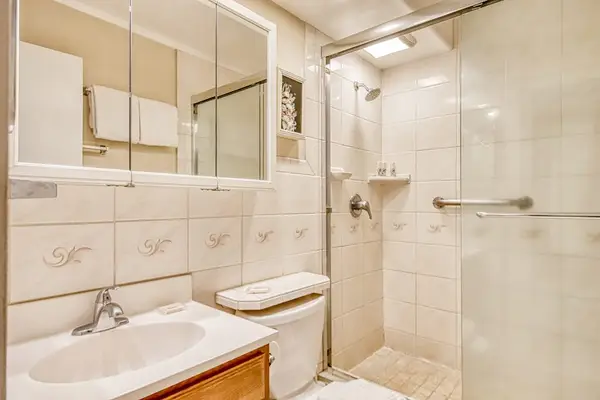 Spa Inspired Bathroom With Walk In Shower