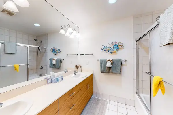 Contemporary Bathroom With Glass Shower