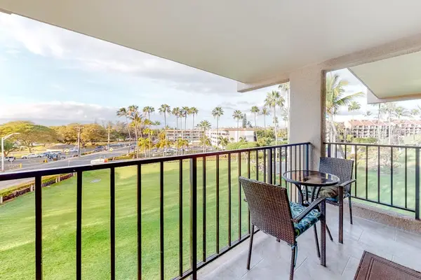 Breezy balcony with outdoor seating and scenic resort views