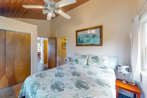 Serene Primary Bedroom featuring Plush Bedding & Ensuite Access