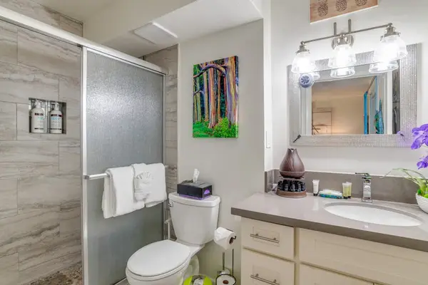 Spa Inspired Bathroom With Walk In Shower