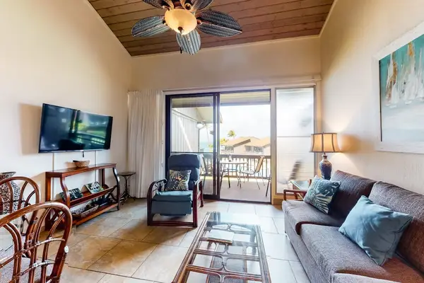 Bright Living Room With Private Lanai