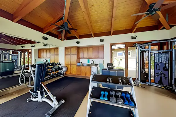 Resort Fitness Center With Modern Equipment