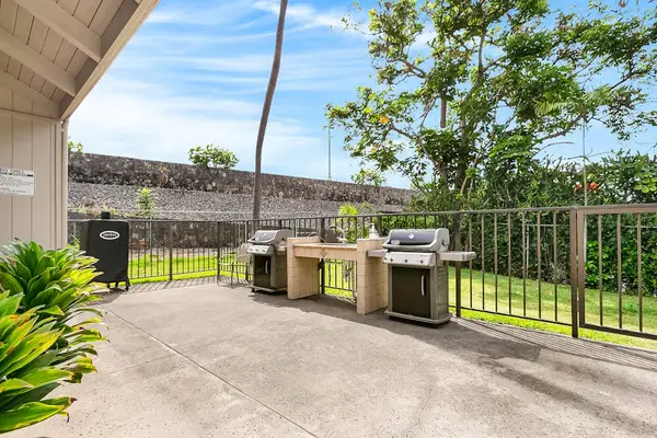 Shared Outdoor BBQ Grilling Station & Patio Area