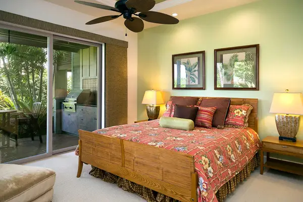 Luxurious Primary Suite featuring King Bed & Private Lanai Access