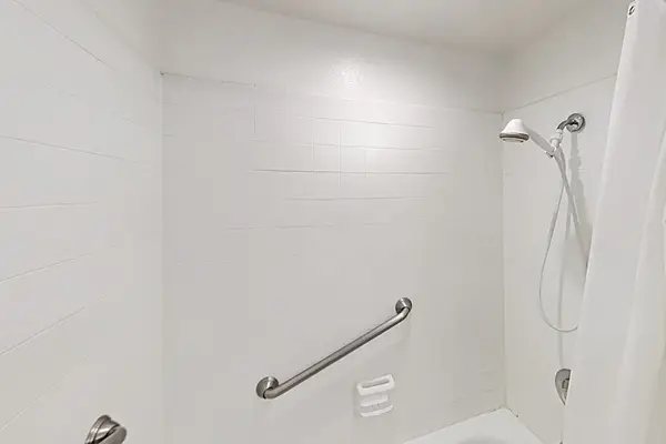 Step into a refreshing walk-in shower