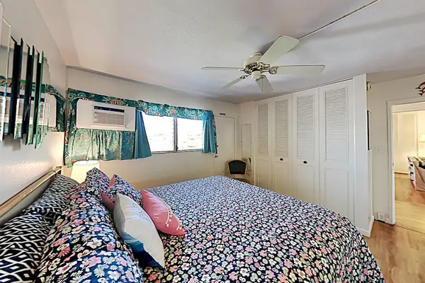 Spacious bedroom designed for restful island nights
